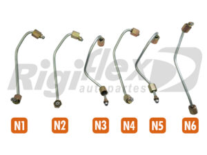 RIGIFLEX CU 10 - JUEGO DE CAÑOS INYECTOR MOD. CUMMINS ELECTRONICO MOTOR CHICO 13180/17220 6 CILINDROS ISB