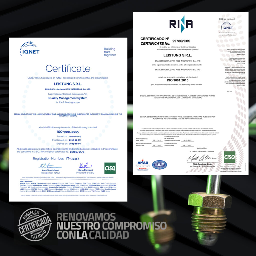 Comprometidos con la excelencia y la calidad